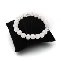 ราคา ICEQUARTZ หินเกล็ดหิมะ ไอซ์ควอตซ์ เลือกขนาดเม็ดหินได้ 4 16 มม หินแห่งการชำระล้าง สร้อยข้อมือหินแท้ by siamonlineshop (14059703902)