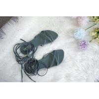 ราคา BP066 002รองเท้าแตะพันขาสายกลม3สี โบฮิเมียน (19684521960)