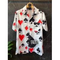 ราคา เสื้อฮาวายวินเทจ เสื้อเชิ้ต เสื้อแฟชั่นชายหญิง ผ้าไหมอิตาลีเกรดพรีเมี่ยม เสื้อคู่ เสื้อทีมลายไพ่แดง D96 (17080272712)