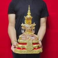 ราคา สมเด็จองค์ปฐมแก้วใสทรงเครื่องจักรพรรดิ์วัดท่าซุงงานปิดทองประดับเพชร เข้าพิธีพุทธาภิเษกเสาร์5 วัดท่าซุง จ อุทัยธานี (9939496444)