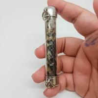 ราคา ตะกรุดหนังงูเหลือม เลี่ยมกรอบพร้อมแขวน ขนาด 9 ซม พุทธคุณ เรียกเงิน เรียกทอง ดักทรัพย์ ดักโชคลาภ (16069439982)