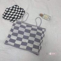 ราคา เสื้อครอปสายเดี่ยว ฟรีไซต์ อก 32 36 นิ้ว ลายสก็อต (20048302222)