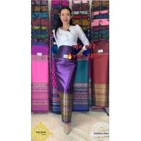 ราคา ผ้าไหมไทย ล้านนา ไหมการบินไทย ผ้าถุง ทอลาย ไหมแพรวา (12697762038)