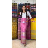 ราคา ผ้าไหมไทย ล้านนา ไหมการบินไทย ผ้าถุง ทอลาย ไหมแพรวา (11820131058)