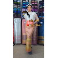 ราคา ผ้าไหมไทย ล้านนา ไหมการบินไทย ผ้าถุง ทอลาย ไหมแพรวา (17755099401)