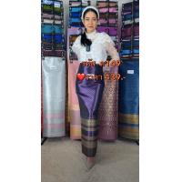 ราคา ผ้าไหมไทย ล้านนา ไหมการบินไทย ผ้าถุง ทอลาย ไหมแพรวา (17755099407)