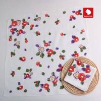 ราคา ผ้าเช็ดหน้า ผู้หญิง chomchic floral ผ้าฝ้าย ของขวัญ ญี่ปุ่น พิมพ์ลาย ดอกไม้ ลายสวยๆ เกรดพรีเมี่ยม สีขาว สีดำ ขนาด 45x45 ซม สินค้าพร้อมส่ง (20392144020)