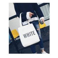 ราคา พร้อมส่ง กระเป๋าผ้าBASICสไตล์เกาหลี (14243902113)