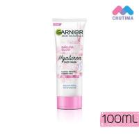 ราคา โฟมล้างหน้า การ์นิเย่ ลดจุดด่างดำ หน้าใส Garnier Bright Complete Pure Active Sakura Glow Face Wash Scrub 100 ml (17576279940)