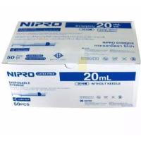 ราคา กระบอกฉีดยา Nipro Disposable Syringe 1ml 3ml 5ml 10ml 20ml 50ml ไซริงค์นิโปร ไซริงค์พลาสติก ขนาด 1 ชิ้น (18184748221)