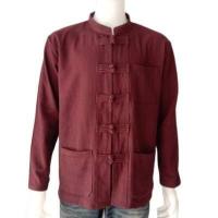 ราคา เสื้อพื้นเมือง กระดุมจีน เสื้อผ้าฝ้ายแขนยาว เสื้อคอจีน (8821531560)