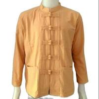 ราคา เสื้อพื้นเมือง กระดุมจีน เสื้อผ้าฝ้ายแขนยาว เสื้อคอจีน (8821531573)