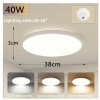 ราคา LEDโคมไฟบางเฉียบเพดาน LED โมเดิร์นรอบ AC220V 32W 48W 80W ในร่มอะคริลิค Ultra Thin โคมไฟเพดาน LED ตกแต่งบ้าน (18841270831)