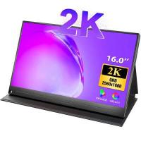ราคา UPERFECT Local delivery 2K QHD Portable Monitor Mobile Display 16 Inch 100 sRGB Color Gamut IPS LCD Screen With USB Type C 3 1 Standard HDMI Matte Screen FreeSync Eyecare USB C (17425161877)