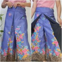 ราคา กางเกงผ้าปาเต๊ะ เอวสม็อค ซับกาว (19311476413)