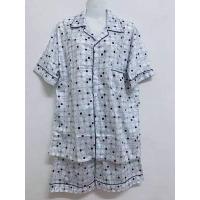 ราคา ชุดนอนเสื้อเชิ้ตแขนสั้นกางเกงขาสั้นผู้ชาย คอตตอน (19305763381)