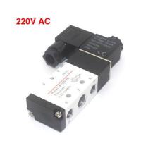 ราคา 4V210 08 5Way 2 Position Electric Solenoid Valve 1 4 Port Size DC24V DC12V AC220V Pneumatic parts air control valve 6 8 10 mm OD Quick fitting (18535749489)