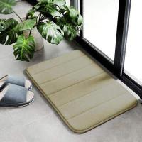 ราคา พรมเช็ดเท้า ผ้าเช็ดเท้า 60x40 CM เมมโมรี่โฟม ดูดซับน้ำได้ดี พรมกันลื่น หนา 1 5 1 6 ซม (20526717802)