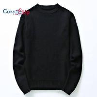 ราคา Cozy Up เสื้อกันหนาวแขนยาว คอกลมสีพื้นลำลองนุ่มสวมใส่สบาย (10554609807)