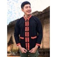 ราคา เสื้อภูไทชายแขนยาว เนื้อผ้าทอชินมัยละเอียด (19007847820)