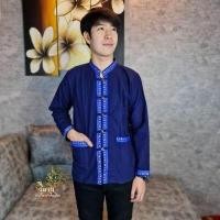 ราคา เสื้อภูไทชายแขนยาว เนื้อผ้าทอชินมัยละเอียด (17543672820)