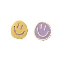 ราคา Somedayzl ต่างหูแฟชั่นรูปหน้ายิ้มสําหรับผู้หญิง (16455512723)