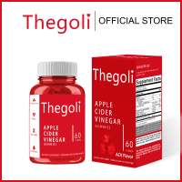 ราคา Thegoli Apple Cider Vinegar Gummy For weight loss and Detox slimming 60 Gummies Vitamins gummies (19823856907)