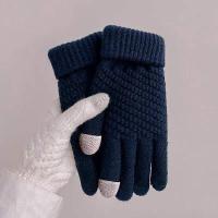 ราคา 01 E ถุงมือกันหนาว กันลื่น ทัชสกรีนได้ อบอุ่น คุณภาพดี (20537957102)