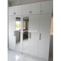 ราคา ตู้เสื้อผ้าสีขาว ตู้เสื้อผ้าขนาดใหญ่ ตู้เสื้อผ้าหลังใหญ่ ตู้เสื้อผ้าพร้อมกระจก เฟอร์นิเจอร์ห้องนอน งานหรู คุณภาพดี (20456970986)