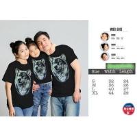 ราคา เสื้อยืดคอกลม สรีนลายหมาป่าเรืองแสง ผ้า Cotton 100 เสื้อทีม เสื้อครอบครัว สกรีนลายหมาป่าเรืองแสงได้ในที่มืด มีบริการเก็บเงินปลายทาง (9710026062)