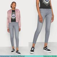 ราคา USED Lee Gray Ankle Skinny Jeans กางเกงยีนส์ขายาวสีเทา เอวต่ำ กางเกงสกินนี่ ขาเดฟ ขาห้าส่วน สีพื้น สายฝอ แท้ มือสอง (19855426592)