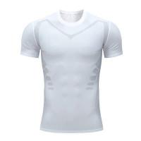 ราคา victory sprot เสื้อรัดกล้ามเนื้อแขนสั้น เสื้อออกกำลังกายแขนสั้น เสื้อกีฬาแขนสั้น ยี่ห้อPRO COMBAT กทม พร้อมส่ง (20080902892)