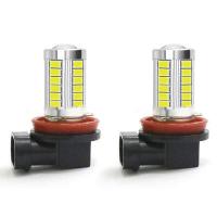 ราคา แพ็ค2ไฟตัดหมอกLED H11หลอดไฟตัดหมอกกันน้ำ H7 H8 H9 9005 HB3 9006 HB4 หลอดไฟ LED สีขาว ไฟเปลี่ยนแบบปลั๊กแอนด์เพลย์ไฟตัดหมอก 6000K ไฟตัดหมอกรถยนต์ (17982302409)