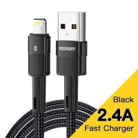 ราคา Essager 2 4A USB สายสำหรับ iPhone 13 Pro Max 12 XS XR สายสำหรับ iPhone สายชาร์จสำหรับเร็ว iPhone 8 7 SE สายข้อมูลชาร์จ USB (19596035452)