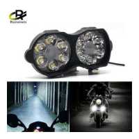 ราคา 12LED ไฟหน้ารถจักรยานยนต์ด้านหน้าทำงานไฟสปอร์ตไลท์โคมไฟจักรยานยนต์รถสกู๊ตเตอร์จักรยานยนต์หลอดไฟหน้า (8399609227)