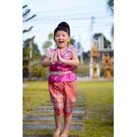 ราคา ชุดไทยผ้ามันเด็กหญิงน่ารักๆ (17261204327)