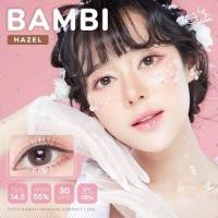 ราคา คอนแทคเลนส์ Bambi Brown Gray Hazel Kitty Kawaii ขนาดกลาง (19624618904)