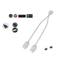 ราคา สายy สายพ่วง ขยายช่อง Splitter Cable 5v3pin 12v4pin argb (20825808987)