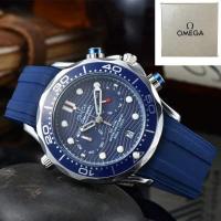 ราคา นาฬิกาผู้ชายแฟชั่น Omega เป็นทางการสุดหรูนาฬิกาข้อมือควอตซ์ปฏิทินลำลอง (20671689730)