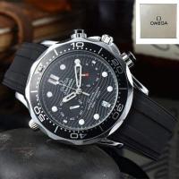 ราคา นาฬิกาผู้ชายแฟชั่น Omega เป็นทางการสุดหรูนาฬิกาข้อมือควอตซ์ปฏิทินลำลอง (20671689728)