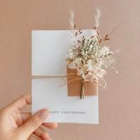 ราคา Camin Craft การ์ดช่อดอกไม้แห้ง การ์ดช่อดอกไฮเดรนเยีย (17838023832)