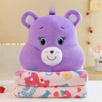 ราคา หมอนพร้อมผ้าห่มแคร์แบร์ สอดมือได้ พกพาสะดวกสบาย เหมาะแก่การเป็นของขวัญ (20484712484)