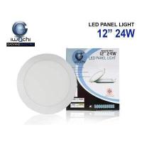 ราคา โคมฝังฝ้า โคมติดเพดาน กลม ยี่ห้อ IWACHI รุ่น LED PANEL LIGHT 6W 9W 12W 18W 24W มีหลายขนาด มีแสงขาว และ วอร์มไวท์ (15353760062)