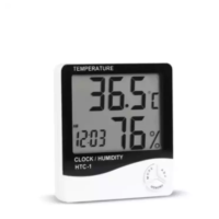 ราคา เครื่องวัดอุณหภูมิและความชื่น รุ่น HTC 1 สีดำ ขาว (10249409047)