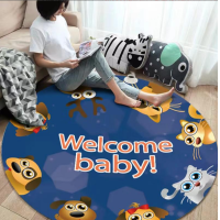 ราคา พรมรองนั่ง ห้องนอนพรมทรงกลมขนาดใหญ่ พรมข้างเตียงเด็กการ์ตูนวางห้องนั่งเล่นเสื่อโซฟาบ้านโซฟา3D (19655463480)