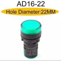 ราคา Pilot lamp LED 22mm 12V 24V 220VAC 380V ไพล็อทแลมป์ ขนาด 22มิล AC 220โวลต์ สีแดง สีขาว สีเหลือง สีนำ้เงิน สีเขียว POWERTECH (16218230510)
