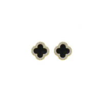 ราคา MIAOYA Fashion Jewelry Shop อเนกประสงค์ ฝังเพทาย Four Leaf Clover Star Studs Earrings For Women S925 เข็มเงิน INS Hot Item (20976164014)