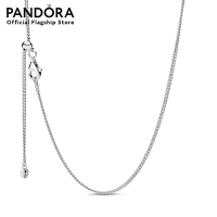 ราคา Pandora Sterling silver necklace with sliding clasp สร้อยคอ สีเงิน สร้อยคอสีเงิน สร้อยคอเงิน เงิน เครื่องประดับแพนดอร่า สร้อยแพนดอร่า แพนดอร่า (17244328338)