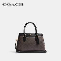 ราคา COACH กระเป๋าถือผู้หญิงรุ่น Mini Darcie Carryall In Signature Canvas สีน้ำตาล CH174 IMAA8 (19283238546)