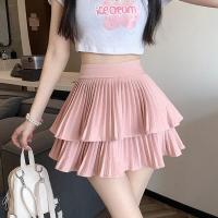 ราคา iblue พร้อมส่ง กระโปรงพลีทสั้น JK ทรงเค้ก เอวสูง นักเรียน นักศึกษา สีพื้น สไตล์เกาหลี สําหรับผู้หญิง (20812671703)